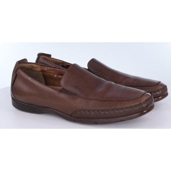 Mephisto Adief Cool Air $320 Men\'s Slip Ons Loafers Shoes Size 10 Leather Brown main image 2